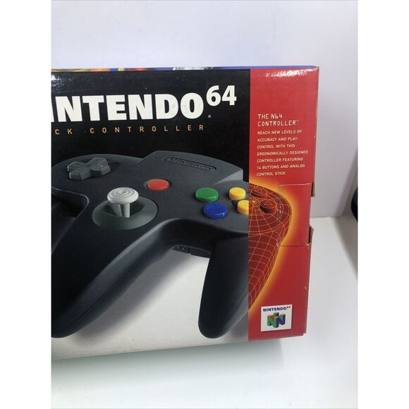 Nintendo 64 Original Black Controller BOX ONLY N64. NO CONTROLLER. - Picture 2 of 16